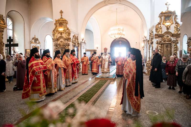В субботу 4-й седмицы по Пасхе митрополит Кирилл совершил Литургию в Раифском Богородицком монастыре 