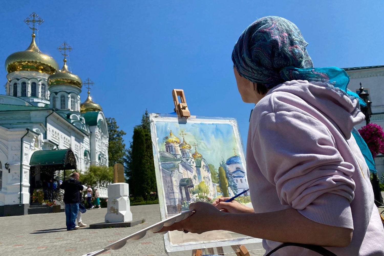 В Раифском монастыре проходит марафон живописи международного выставочного проекта «Русская Атлантида»