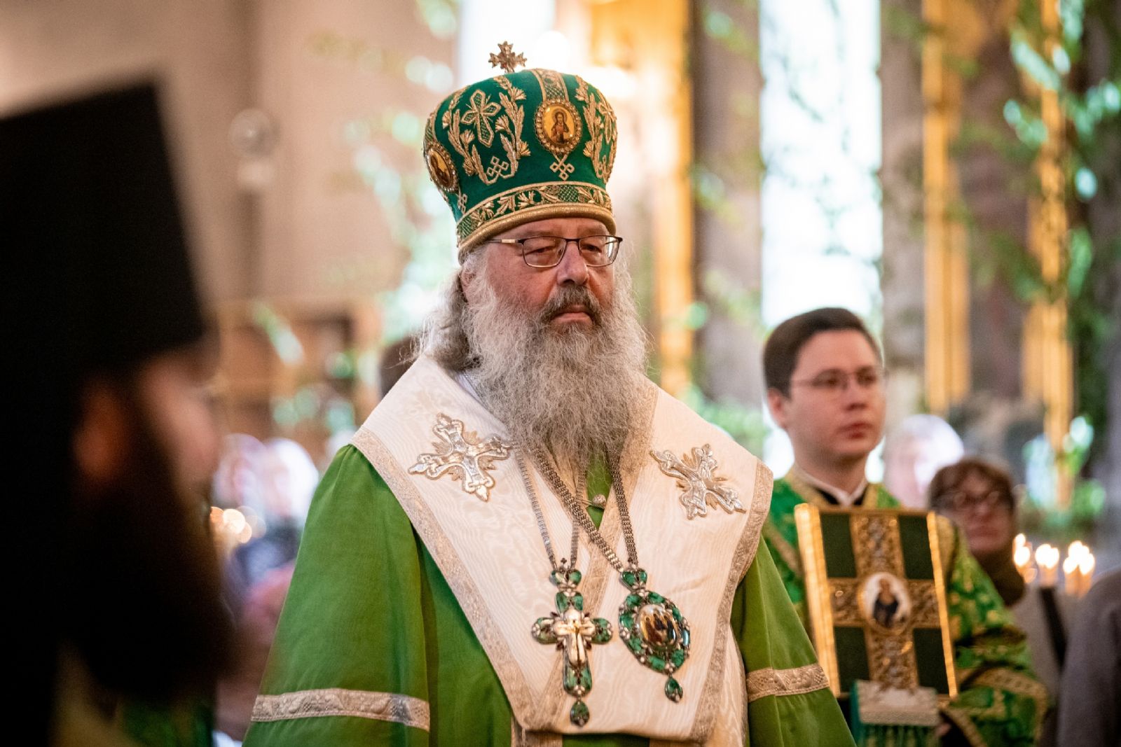 Анонс служения митрополита Кирилла в день памяти праведного Иоанна Кронштадтского 