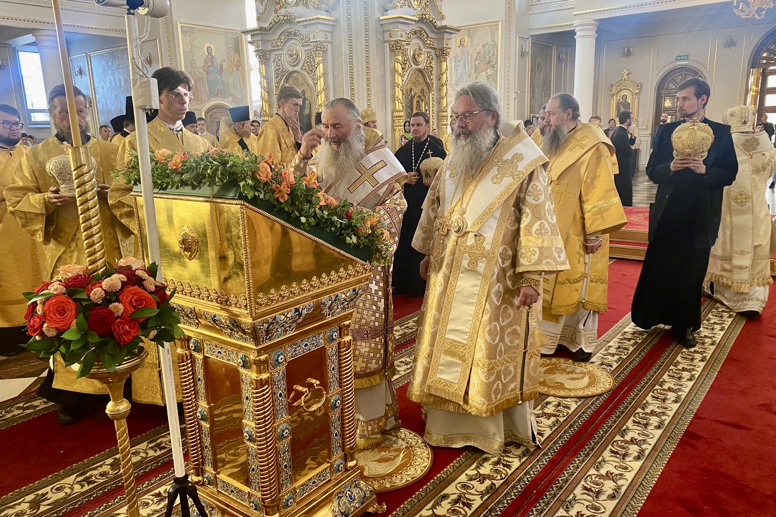 Митрополит Кирилл принял участие в соборном архиерейском богослужении в кафедральном соборе города Саранска