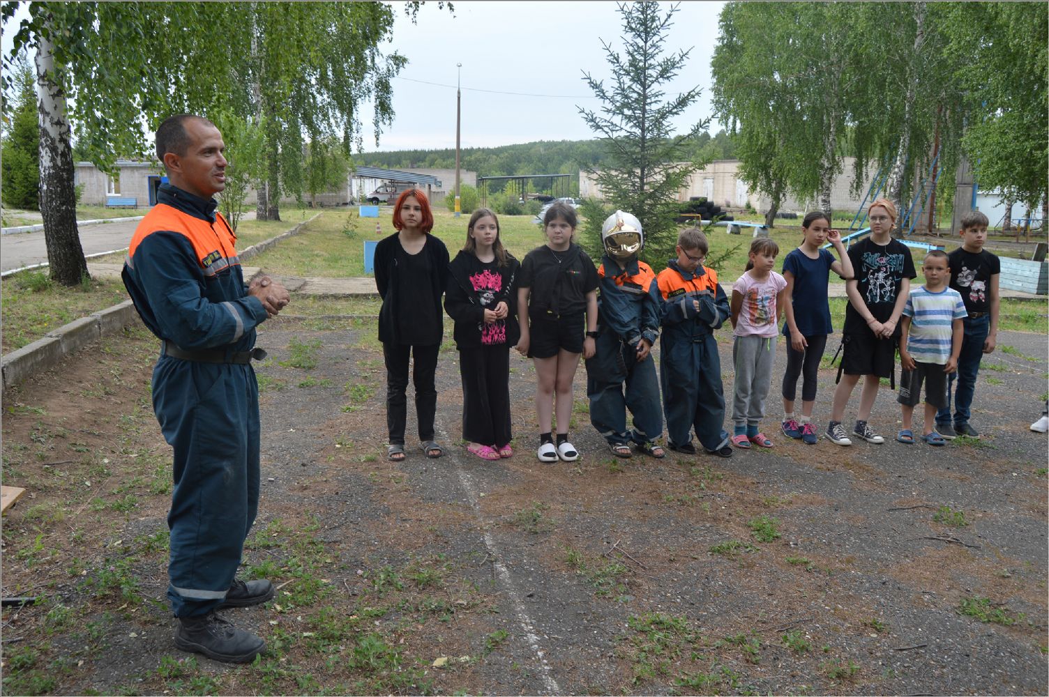 В посёлке Новый прошли летние сборы Клуба юных спасателей «Спас»