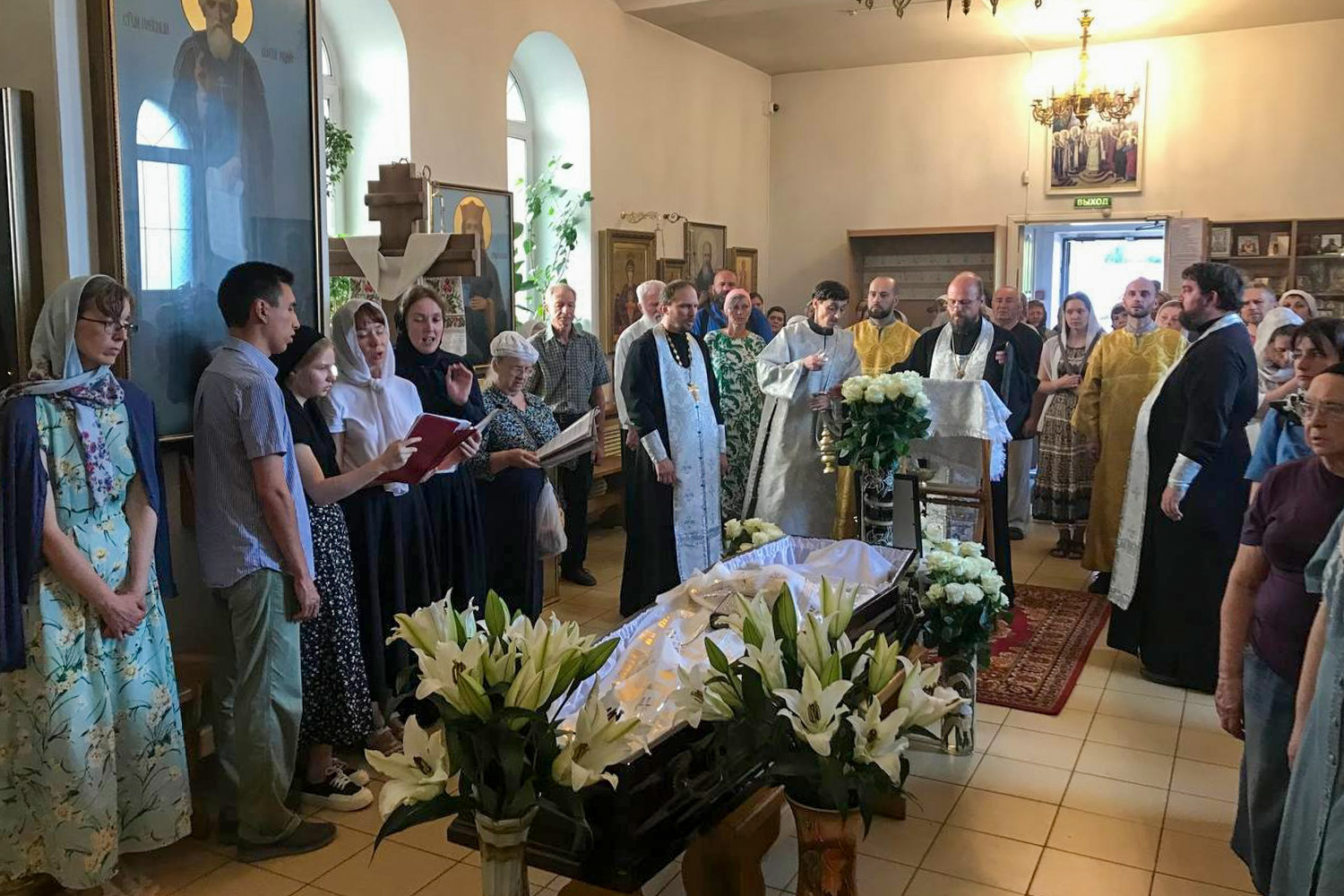 В Софийском храме Казани состоялось отпевание протоиерея Олега Фатыхова