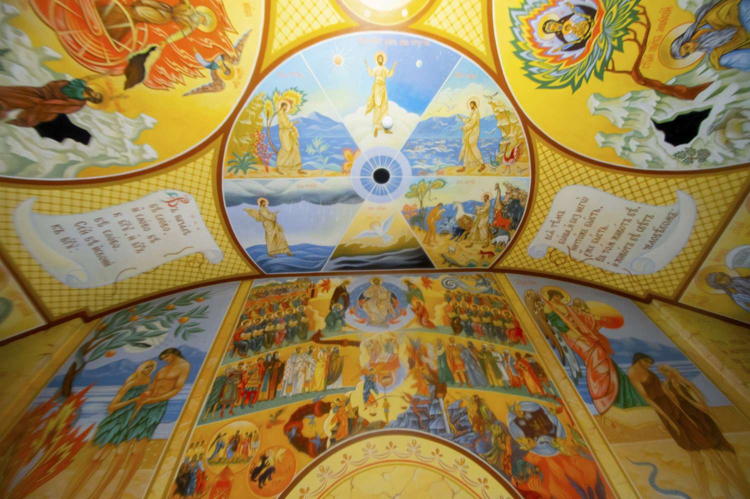 В Георгиевском храме Набережных Челнов завершена роспись стен