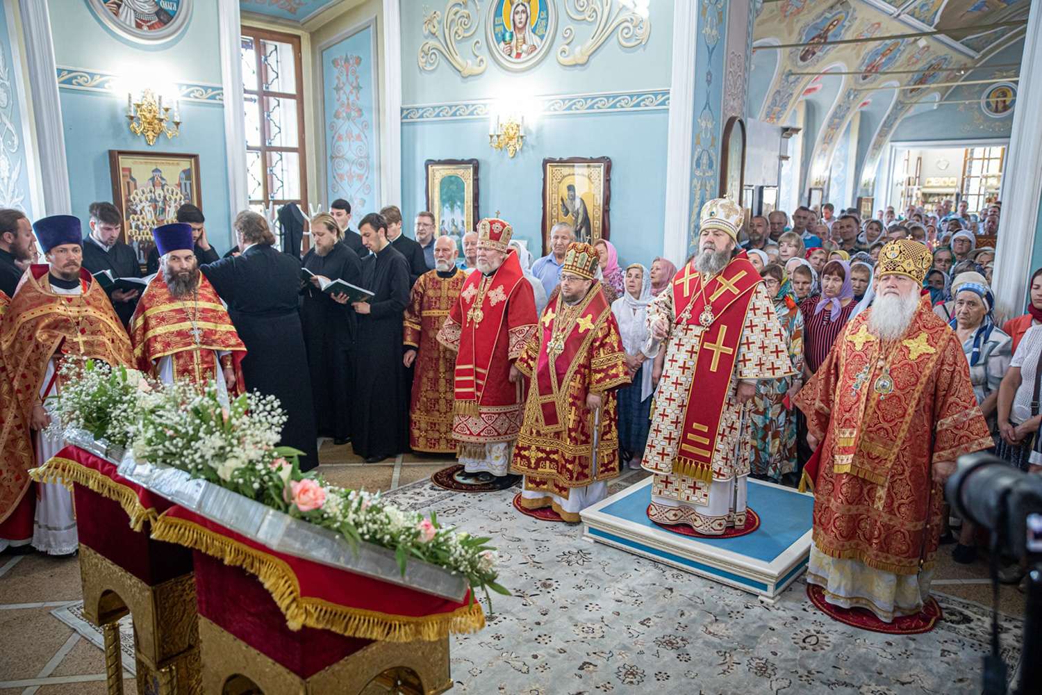 Наместник Раифского монастыря принял участие в торжествах в Сарапуле по случаю памяти священномученика Амвросия (Гудко)