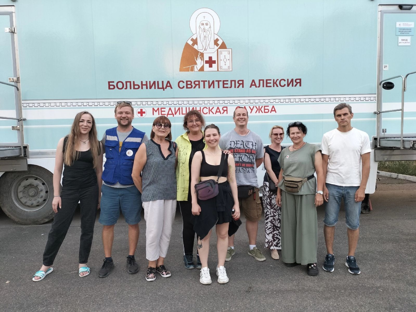 Добровольцы из Казанской епархии несут служение в церковном медико-социальном центре Мариуполя