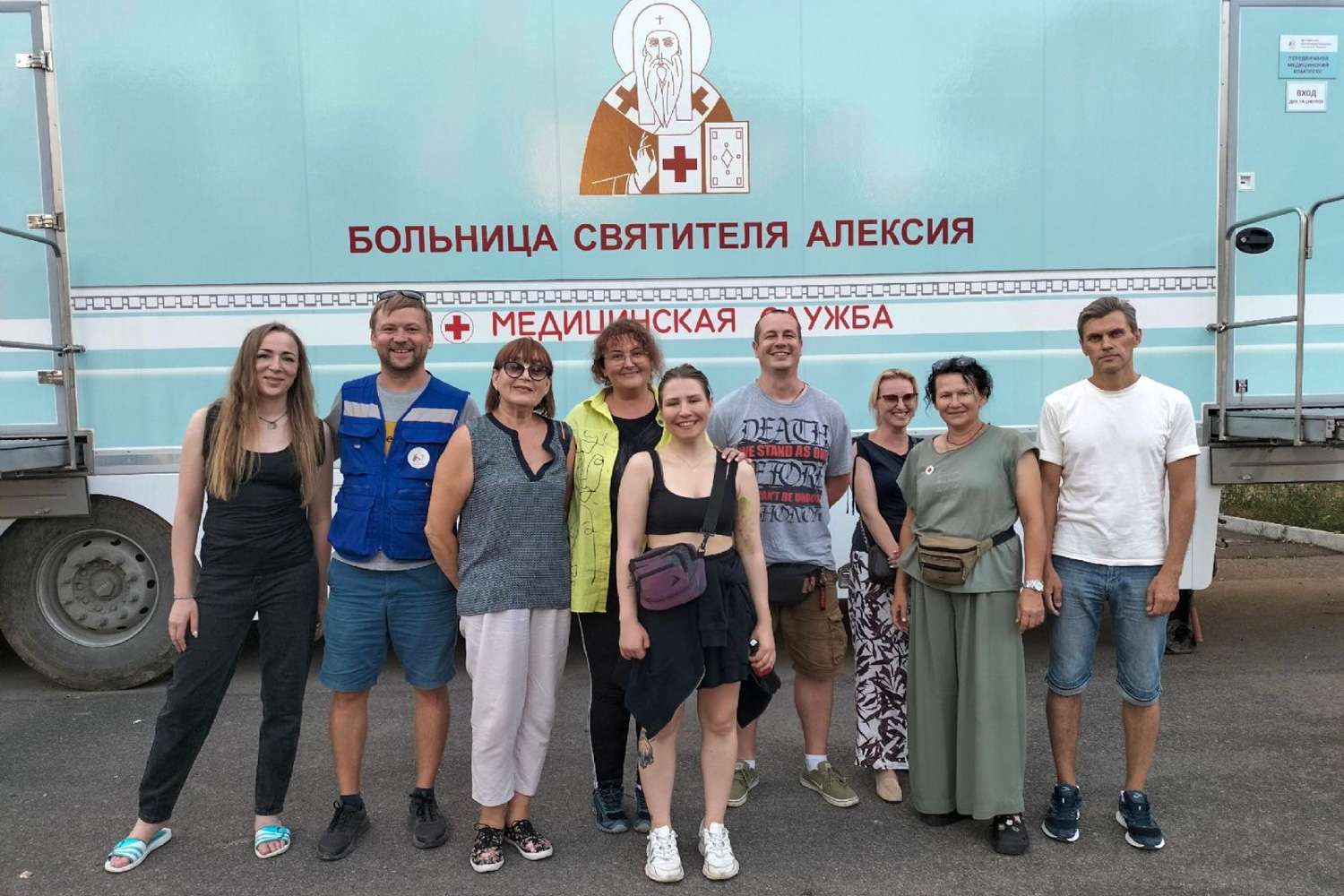 Добровольцы из Казанской епархии несут служение в церковном медико-социальном центре Мариуполя