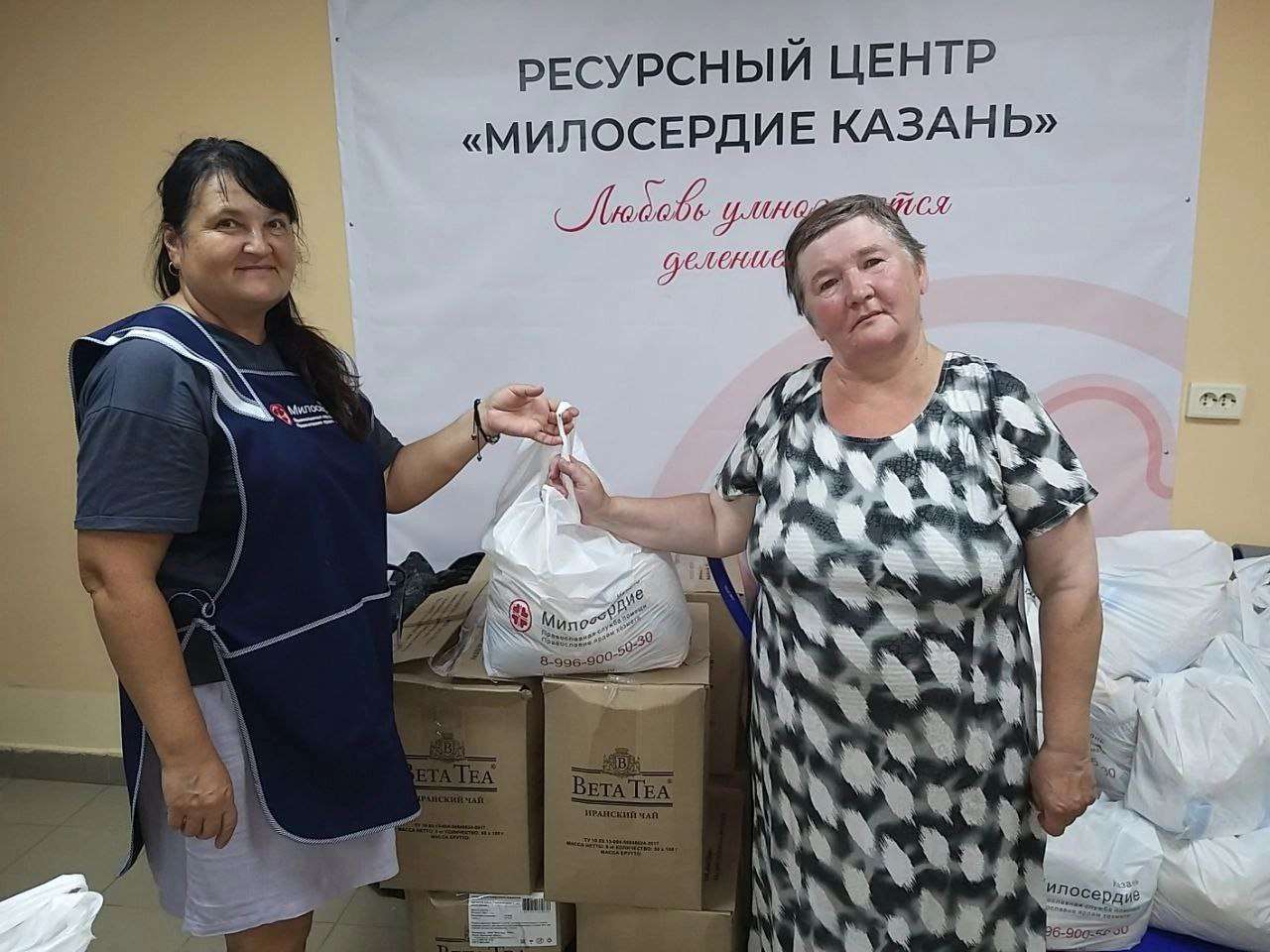В июле служба «Милосердие — Казань» направила на помощь нуждающимся более 400 тысяч рублей