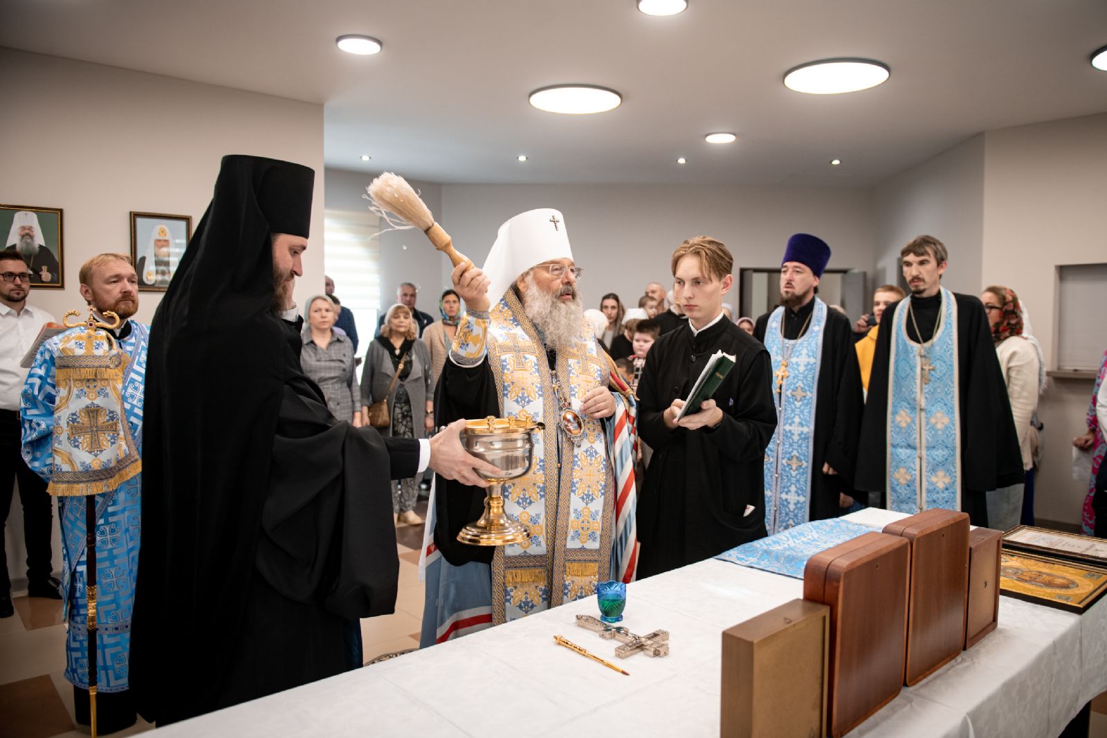 Митрополит Кирилл освятил воскресную школу Александро-Невского прихода города Казани