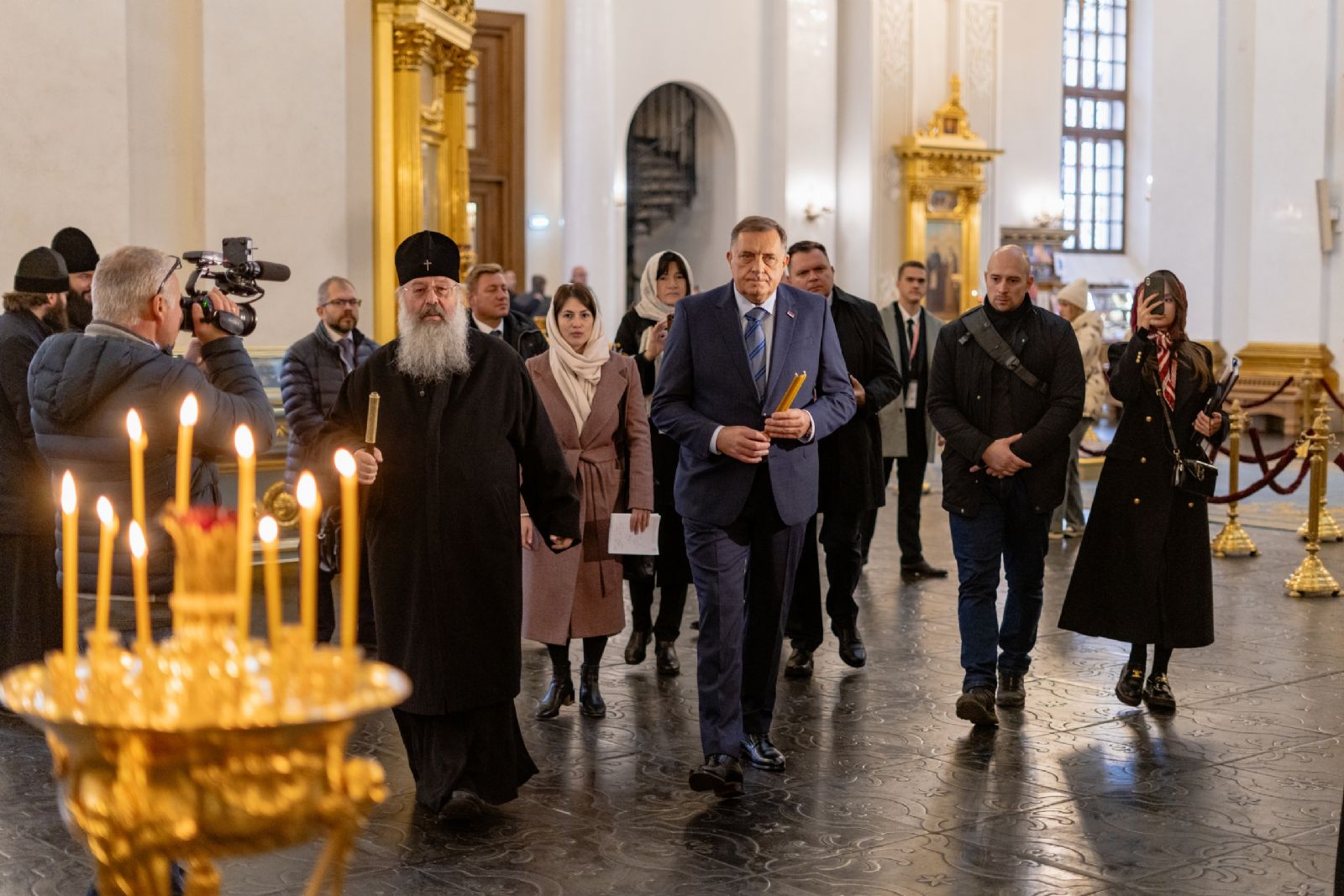 Президент Республики Сербской Милорад Додик посетил Казанский кафедральный собор