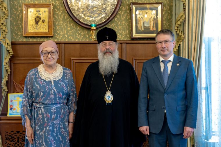 Глава Татарстанской митрополии встретился с помощником Раиса РТ Маратом Гатиным