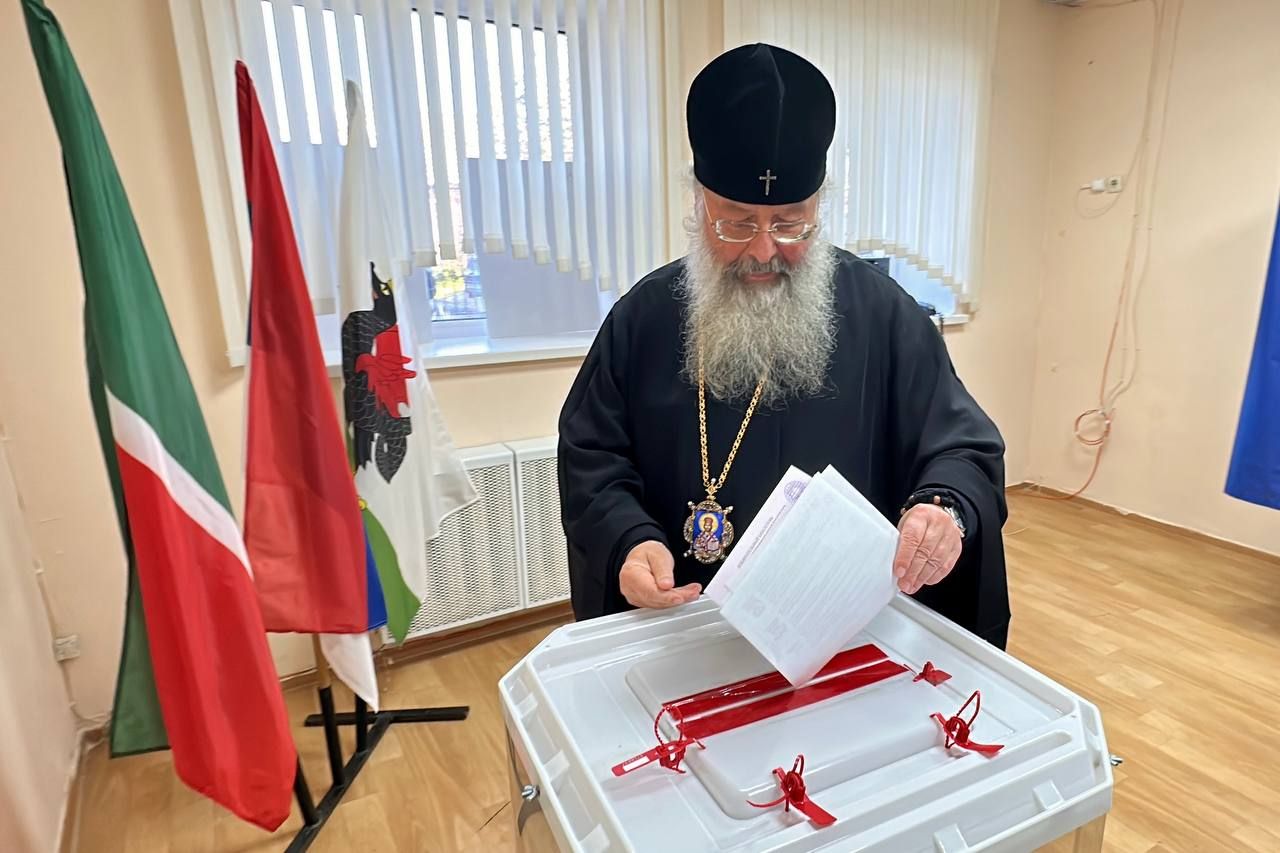 Глава Татарстанской митрополии принял участие в выборах Раиса Республики Татарстан