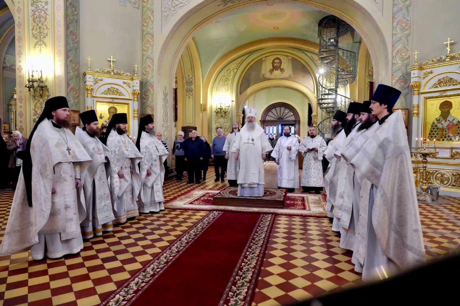 В праздник Собора Иоанна Крестителя митрополит Кирилл совершил Литургию в Иоанно-Предтеченском монастыре в Свияжске
