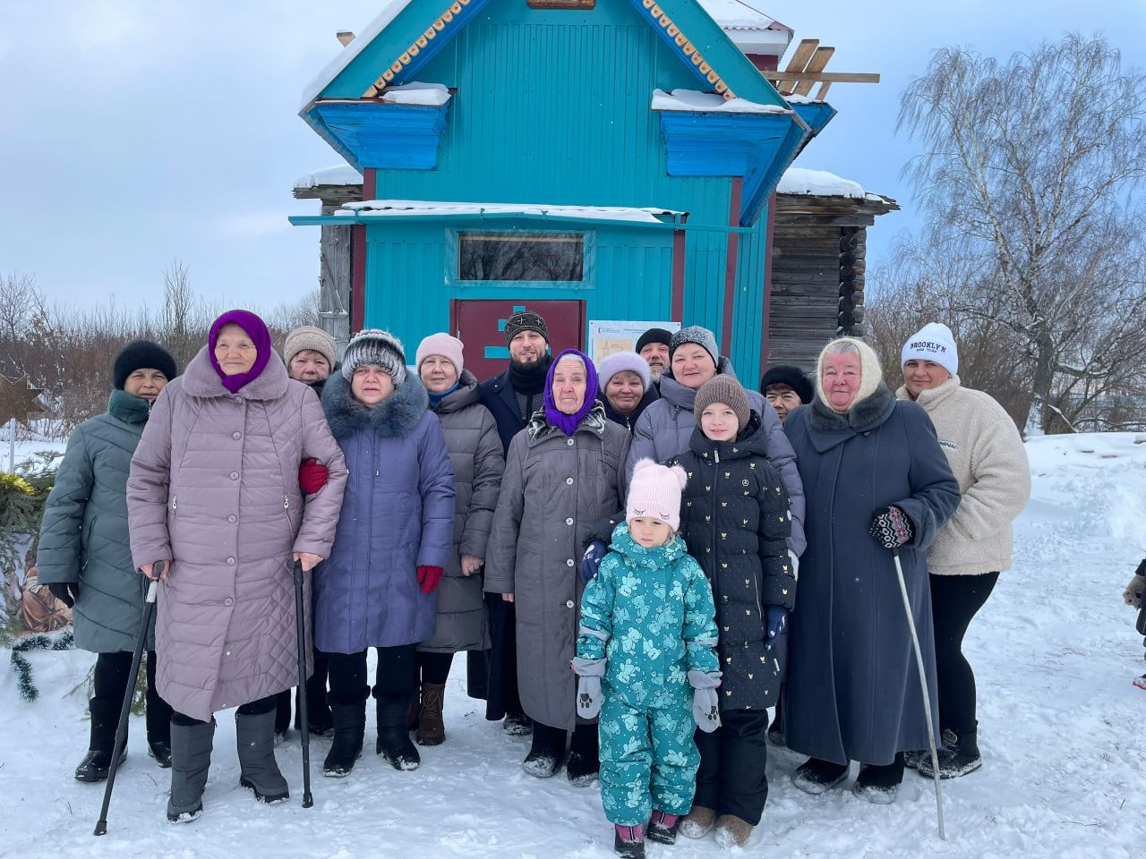 В Спасском храме в селе Ачи совершён рождественский молебен