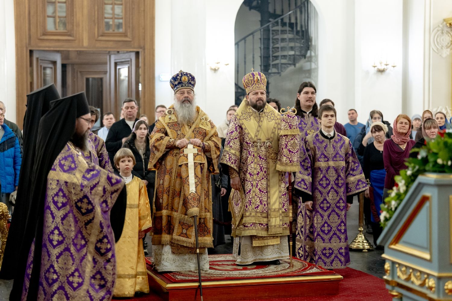 В канун Недели Торжества Православия митрополит Кирилл совершил всенощное бдение в Казанском кафедральном соборе