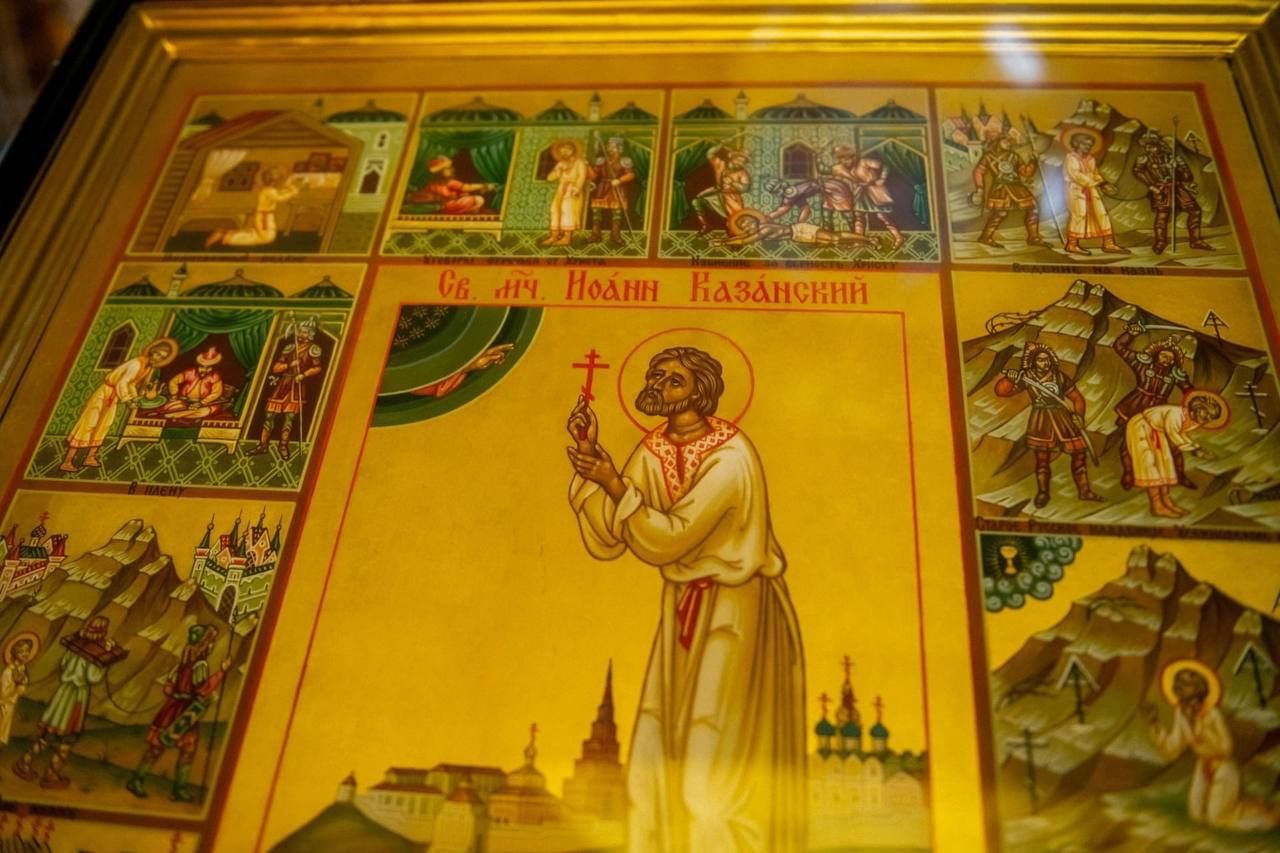 В Успенском Зилантовом монастыре почтили память мученика Иоанна Казанского