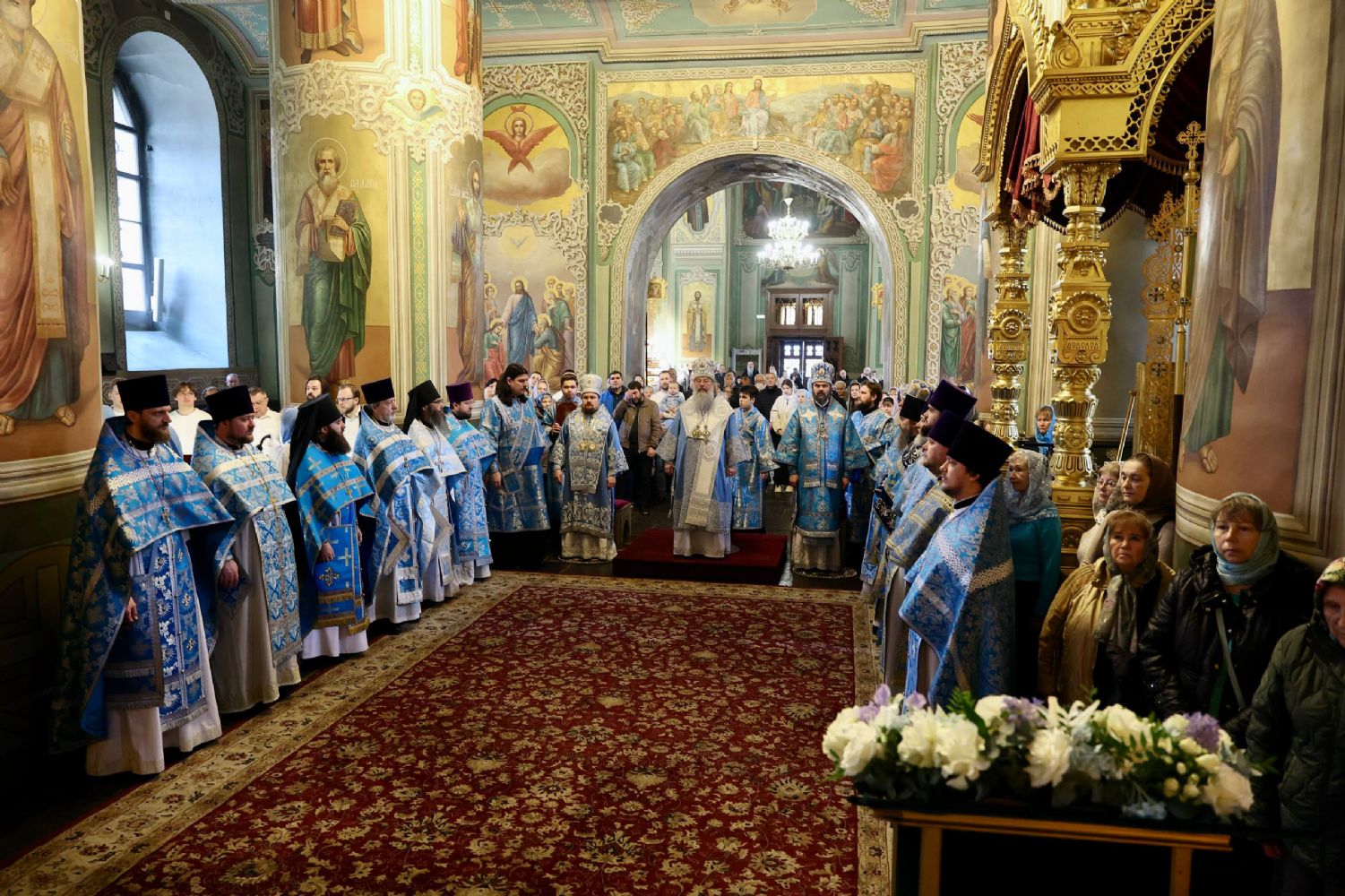 В праздник Благовещения митрополит Кирилл возглавил Литургию в Благовещенском соборе Казанского кремля