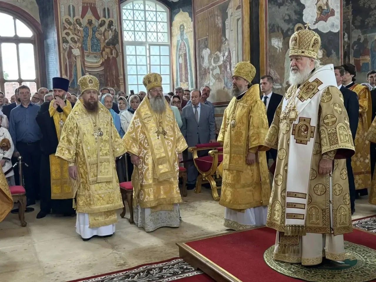 Митрополит Кирилл принял участие в освящении Успенского собора Тульского кремля