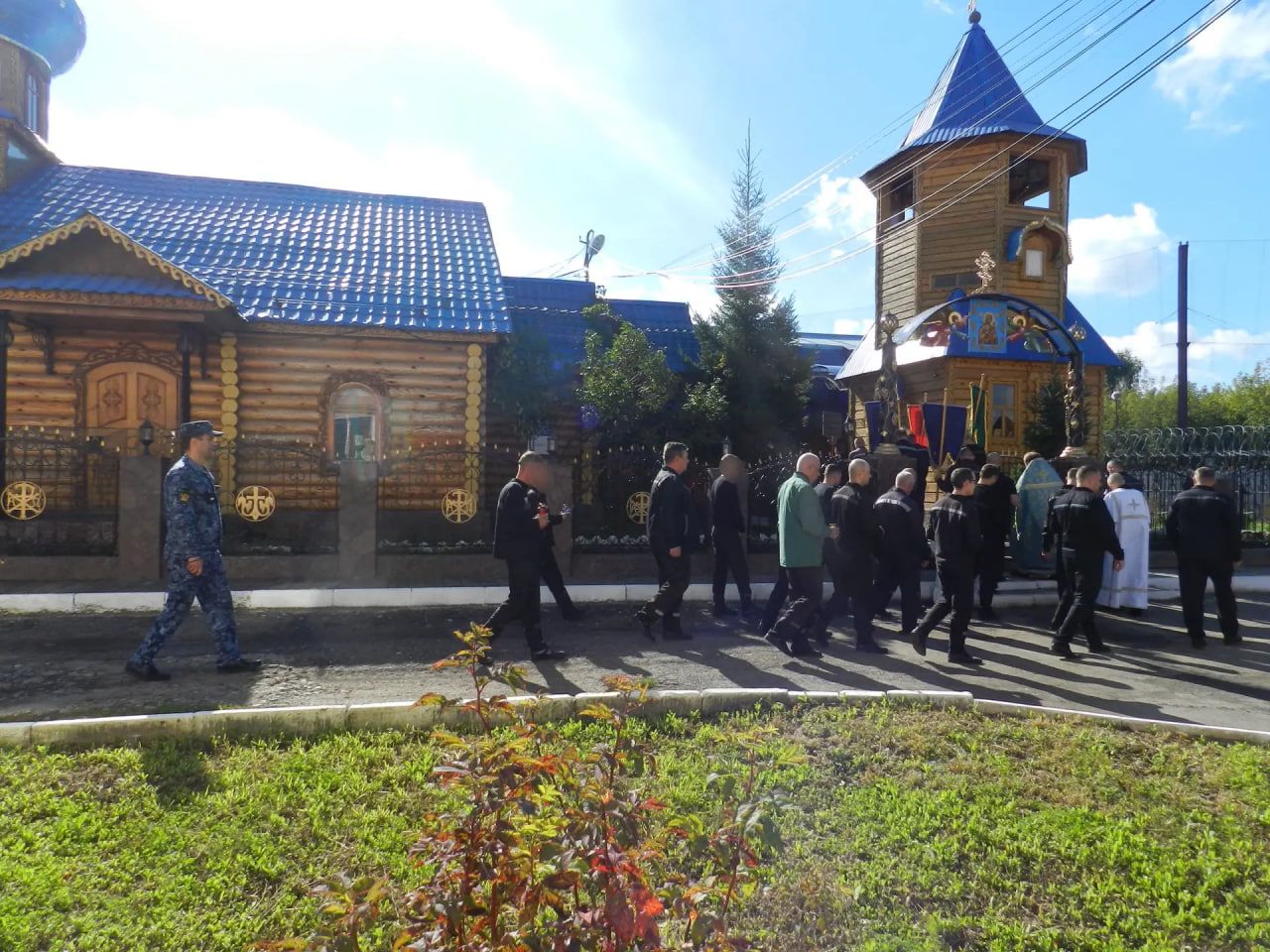 В праздник Рождества Пресвятой Богородицы в одноимённом храме на территории ИК-5 была совершена Литургия