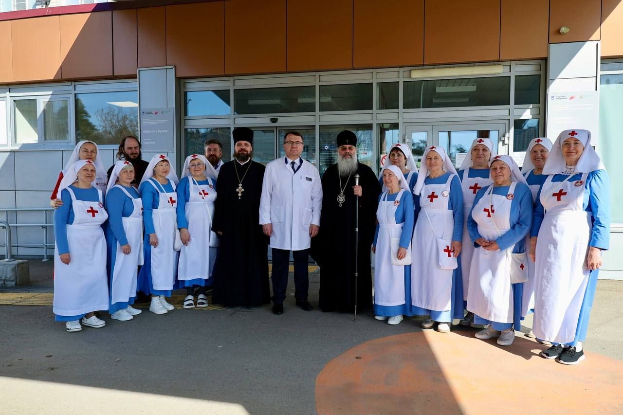 Сёстры милосердия Покровского сестричества несут служение в Казанском госпитале ветеранов воин