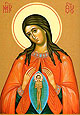В храме Серафима Саровского прошел молебен перед иконой Богородицы «Помощница в родах».