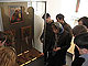 Студенты Казанской духовной семинарии посетили выставку икон в колокольне Богоявленского собора. (фото/видео)