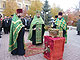 С воинскими почестями встретили прихожане Варваринского храма мощи святого праведного Феодора Ушакова. (фото)