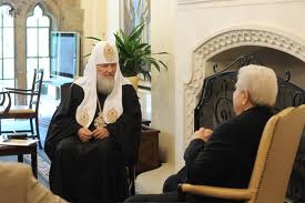 Предстоятель Русской Православной Церкви встретился с Блаженнейшим Архиепископом Кипрским Хризостомом