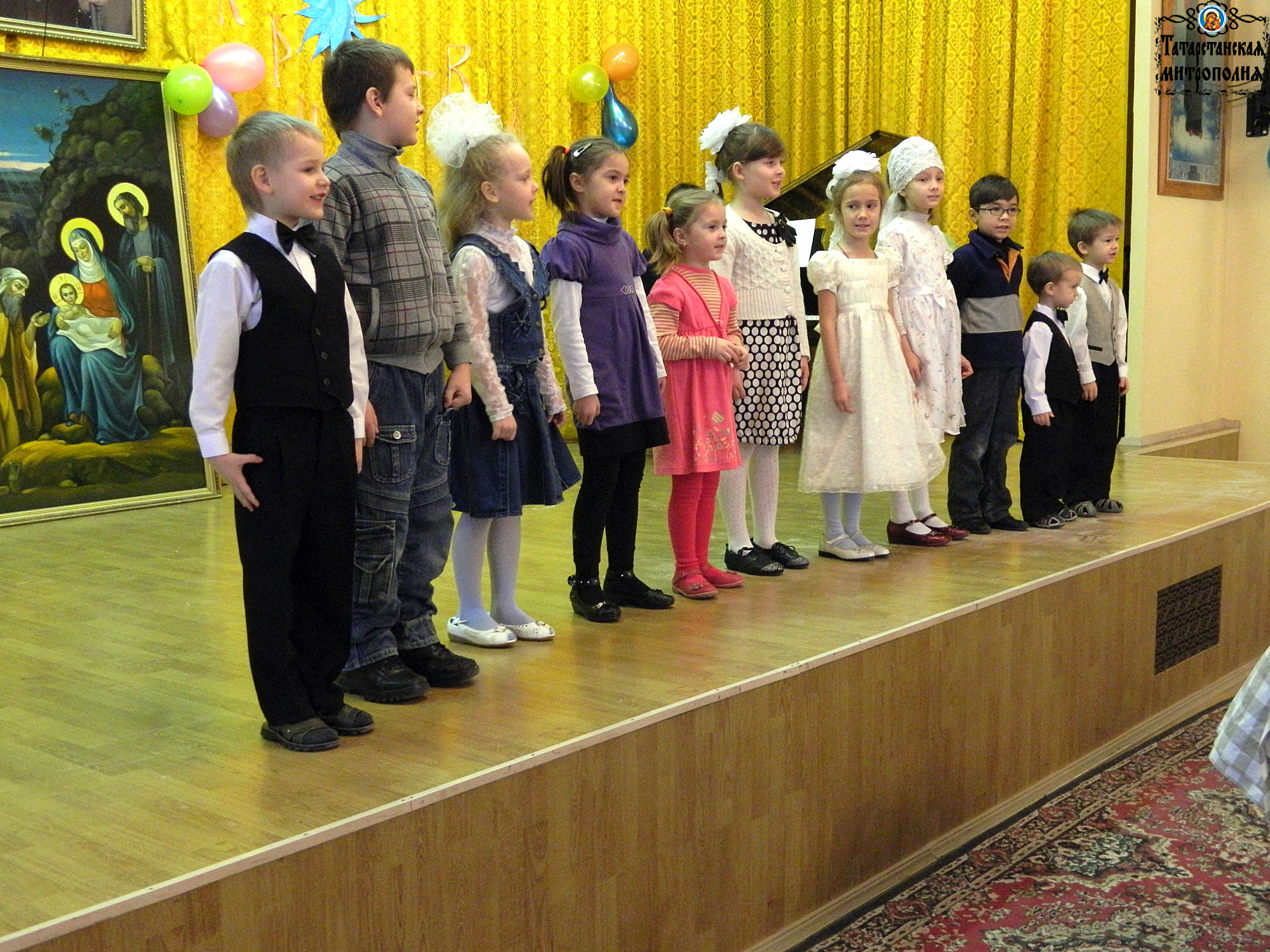 В Казанской Духовной Семинарии состоялся Рождественский праздник для учащихся Воскресной школы (фото)
