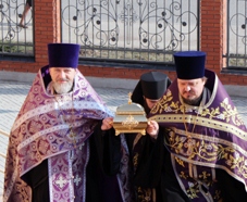 В Альметьевск доставили ковчег с частицей мощей святителя Николая Чудотворца (фото/видео)