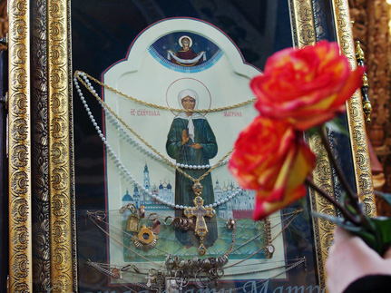 Пребывание чудотворной иконы Матроны Московской в Набережных Челнах продлевается
