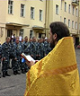 Челнинские полицейские получили благословение перед отправлением в командировку в  Северо-Кавказский регион.