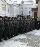 Руководитель отдела по взаимодействию с вооруженными силами напутствовал отряд полиции, отравляющийся в командировку в Северо-Кавказский регион.