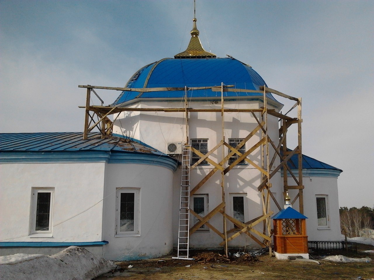 В Ильинском храме с. Ильинское проводятся реставрационные работы (фото)