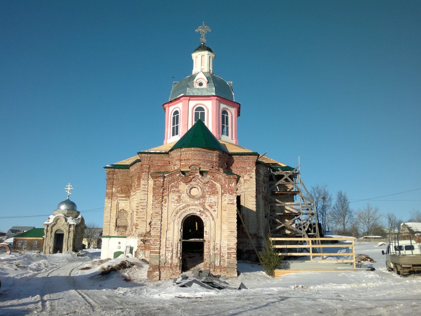 Свято-Троицкий приход с. Усады запустил акцию по сбору средств на восстановление храма