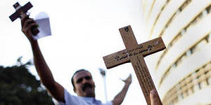 Коптский епископ - против военного вмешательства Запада под предлогом помощи гонимым христианам