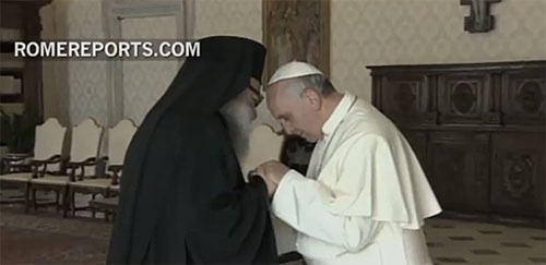 Папа Франциск встретился в Риме с Антиохийским Патриархом Иоанном Х