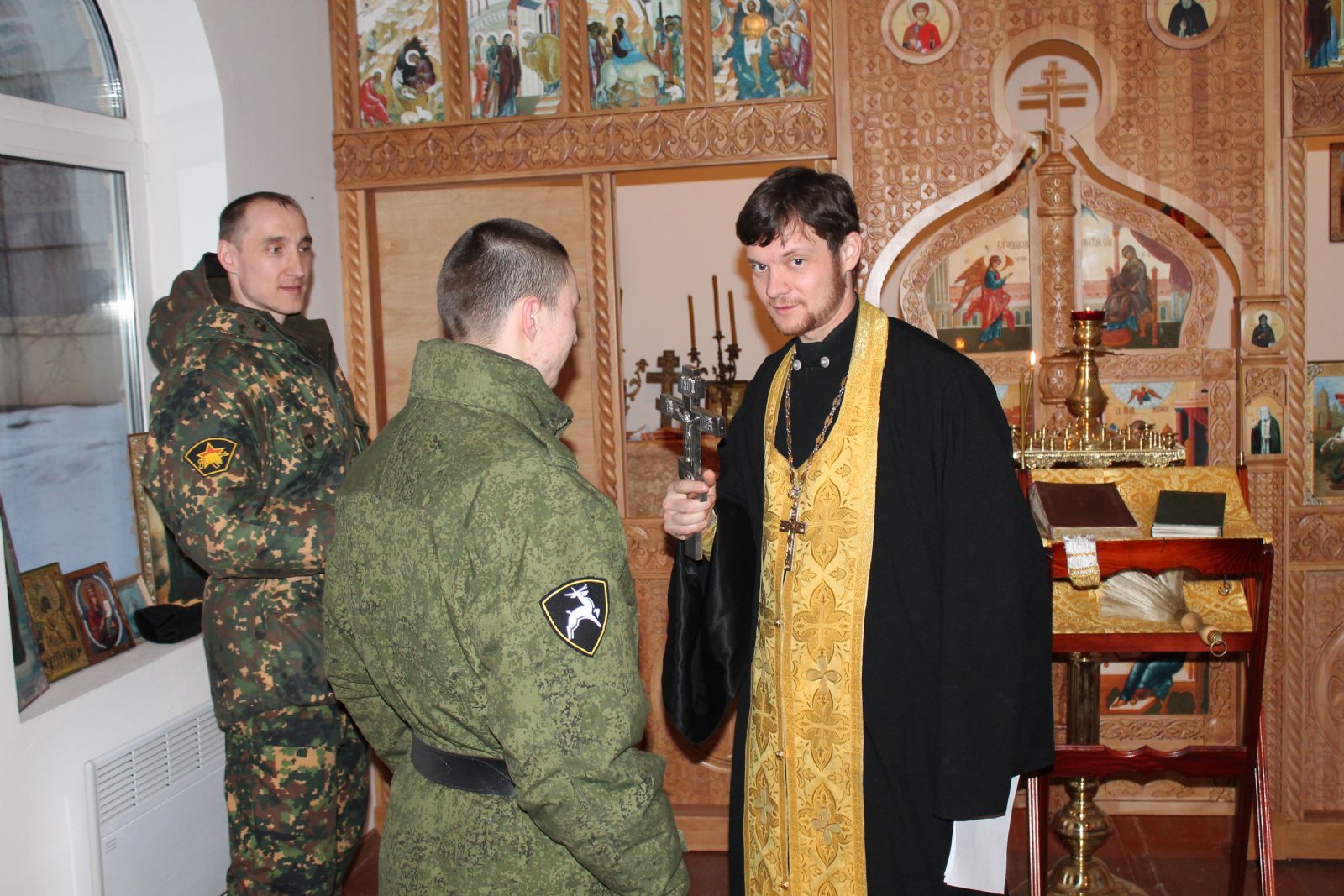 Cотрудник епархиального отдела принял участие во встрече отряда спецназа из Чечни