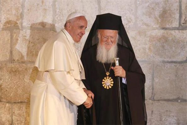 Патриарх Варфоломей I и Папа Франциск подписали совместное заявление