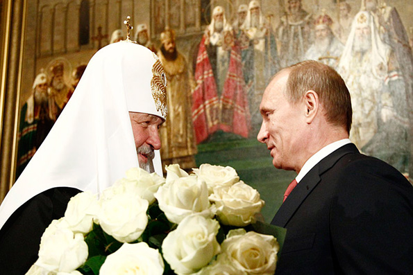 Владимир Путин поздравил Патриарха Кирилла с именинами