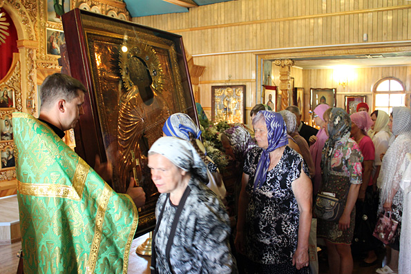 Икона Сергия Радонежского пребывает в Казанском храме Зеленодольска