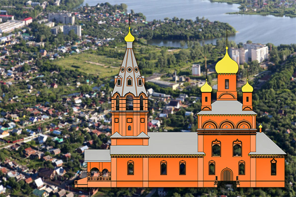 В поселке Борисково возведен фундамент православного храма