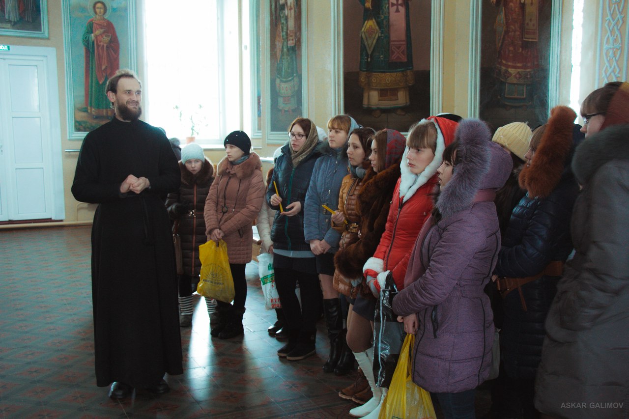 Студенты Чистопольского педколледжа посетили Никольский собор г. Чистополь