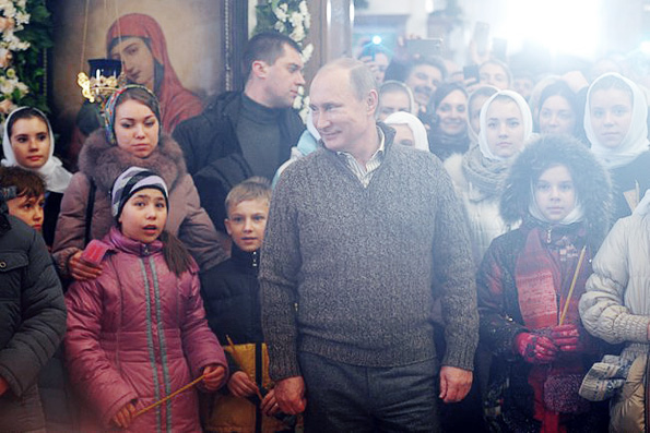 Глава государства поздравил православных христиан с Рождеством Христовым