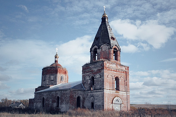 Храм в честь Благовещения Пресвятой Богородицы, село Русские Казыли