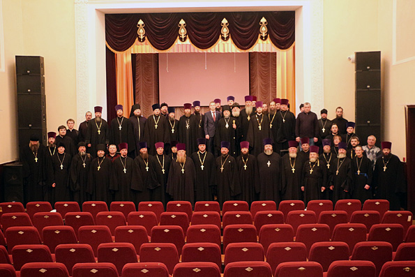 В Аксубаево состоялось годовое отчетное собрание духовенства Чистопольской епархии