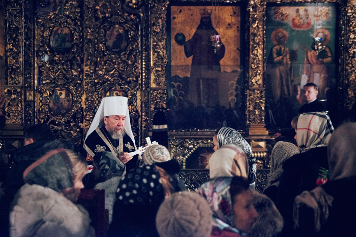 Чин прощения в Петропавловском соборе
