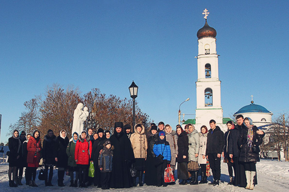 Казань посетила молодежь из Мелекесской епархии