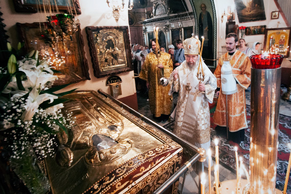 В день памяти святителя Гурия Казанского в Казани прошли молитвенные торжества