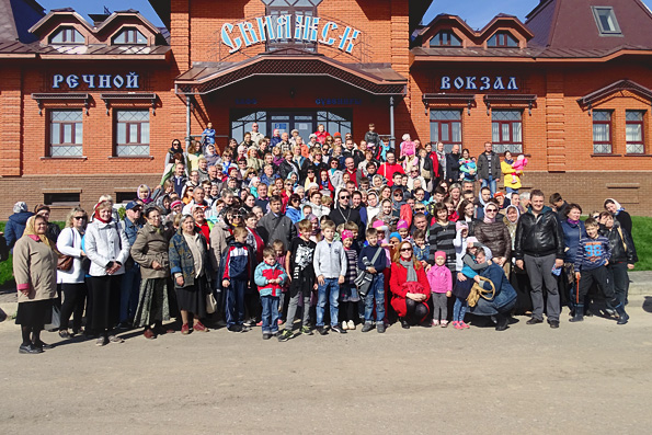 Учащиеся воскресной школы Никольского собора города Казани совершили паломничество на остров Свияжск