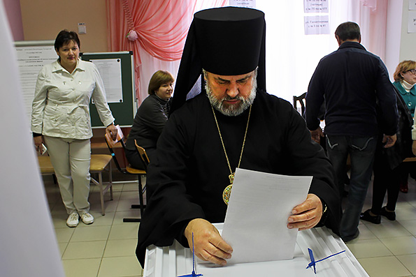 Духовенство Татарстанской митрополии приняло участие в выборах президента РТ